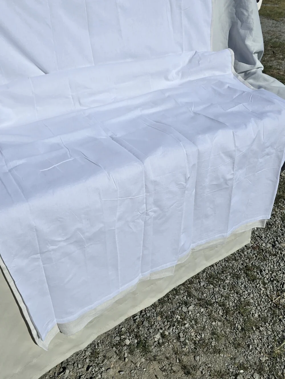 Quince 48x84 Heavyweight European Linen FILTERING Cloud Curtain 48